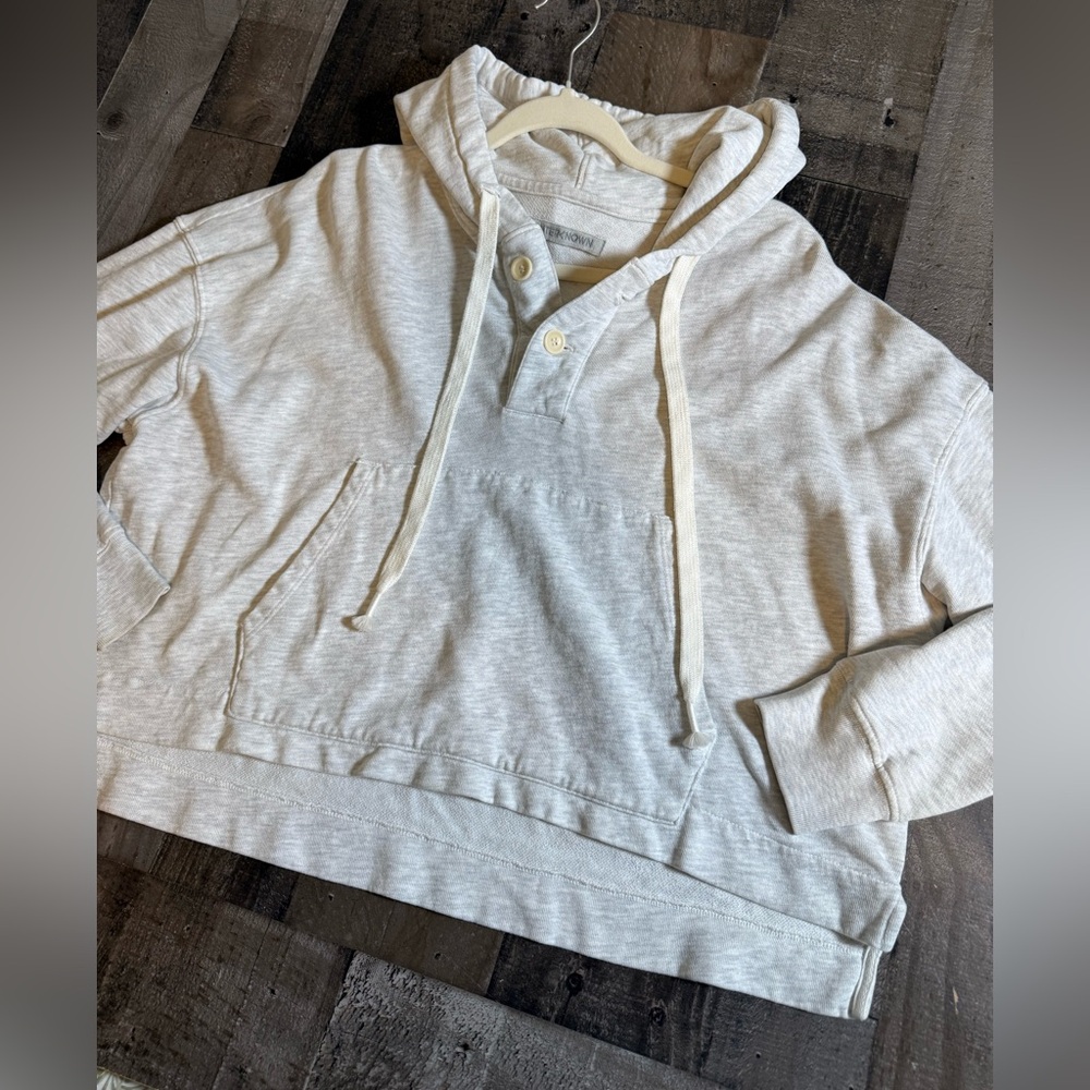 Outerknown Organic Cotton Hoodie‎ Pullover Coastal Grandma Minimalist Sweatshirt